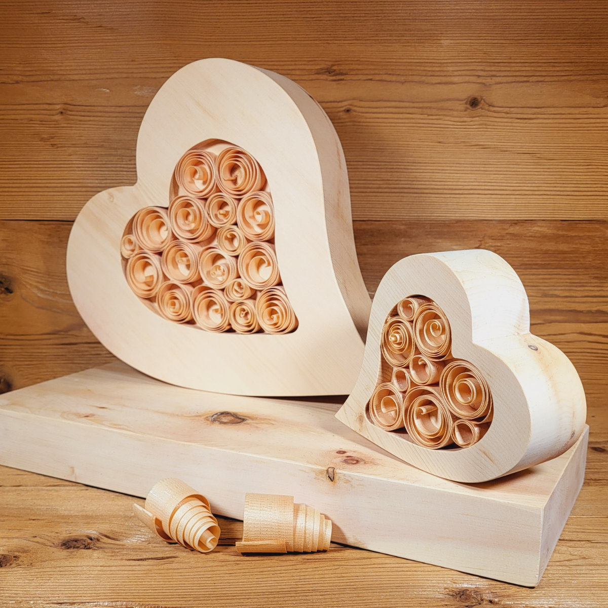 Zirben Doppelherz "Blickfang"