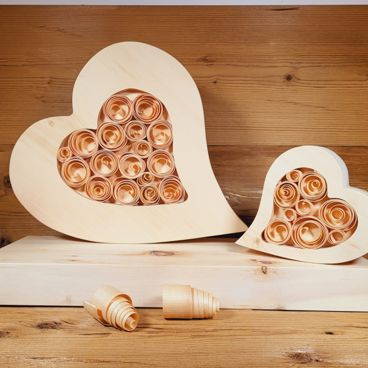 Zirben Doppelherz "Blickfang"