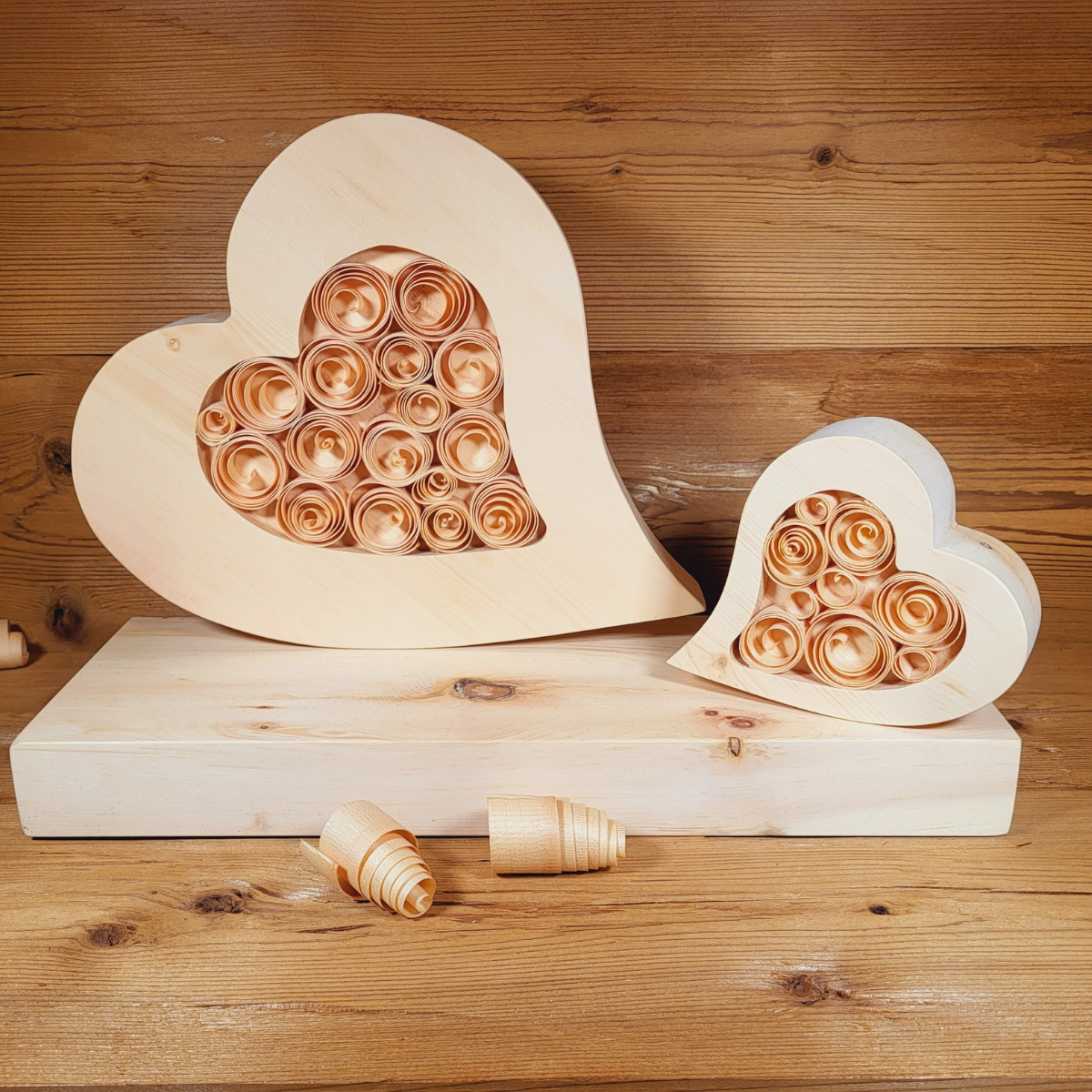 Zirben Doppelherz "Blickfang"