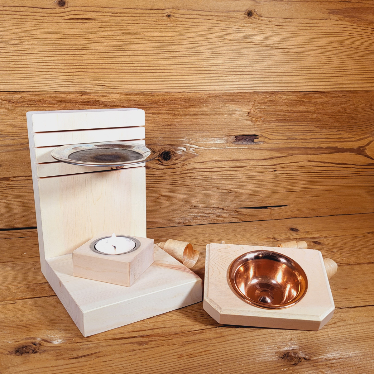 Räucher- und Duftstövchen Kombination