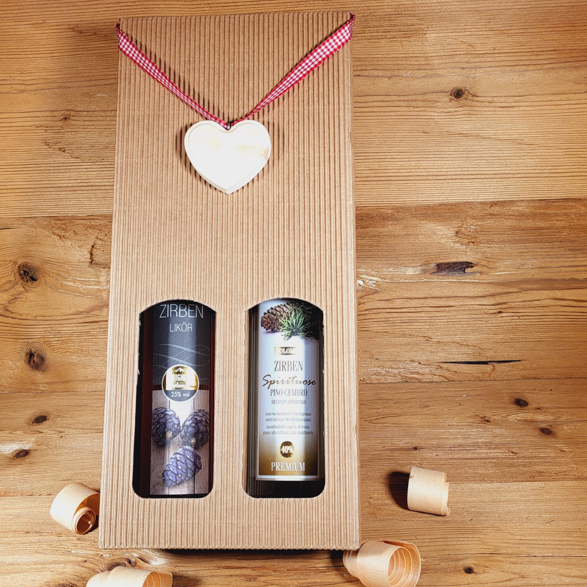 Zirben Duo Geschenkbox