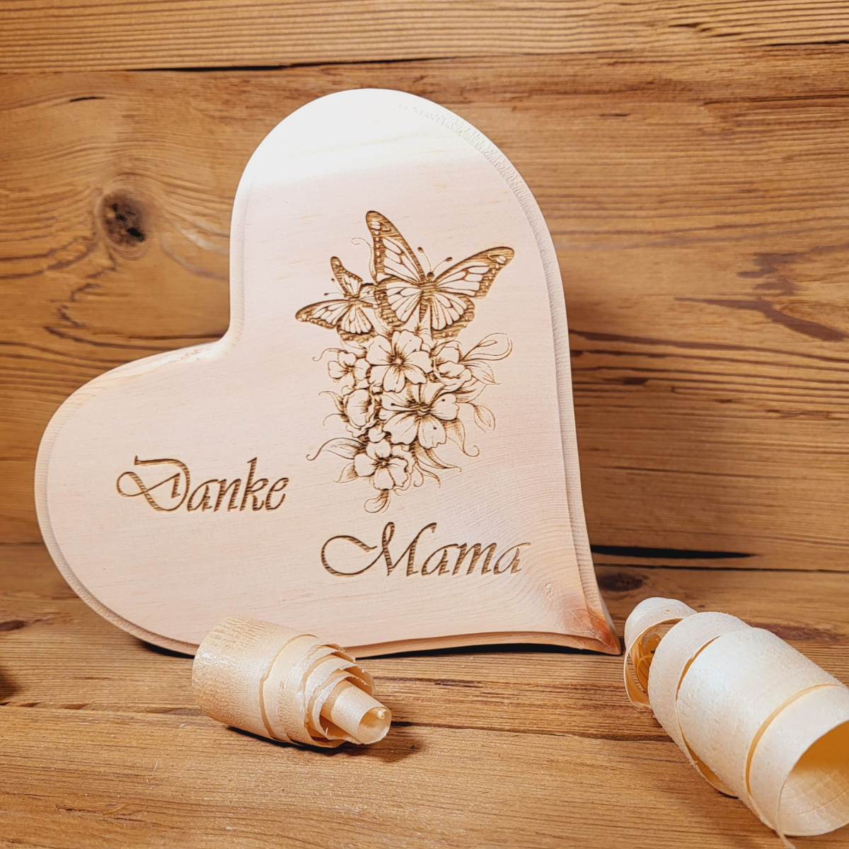 Zirbenherz "Danke Mama"