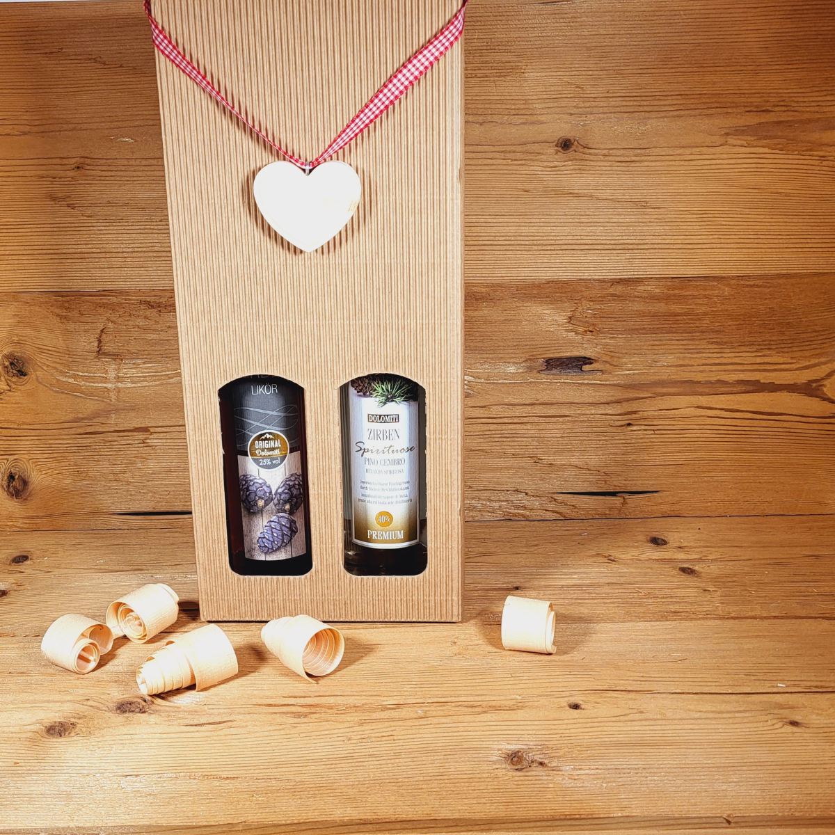 Zirben Duo Geschenkbox