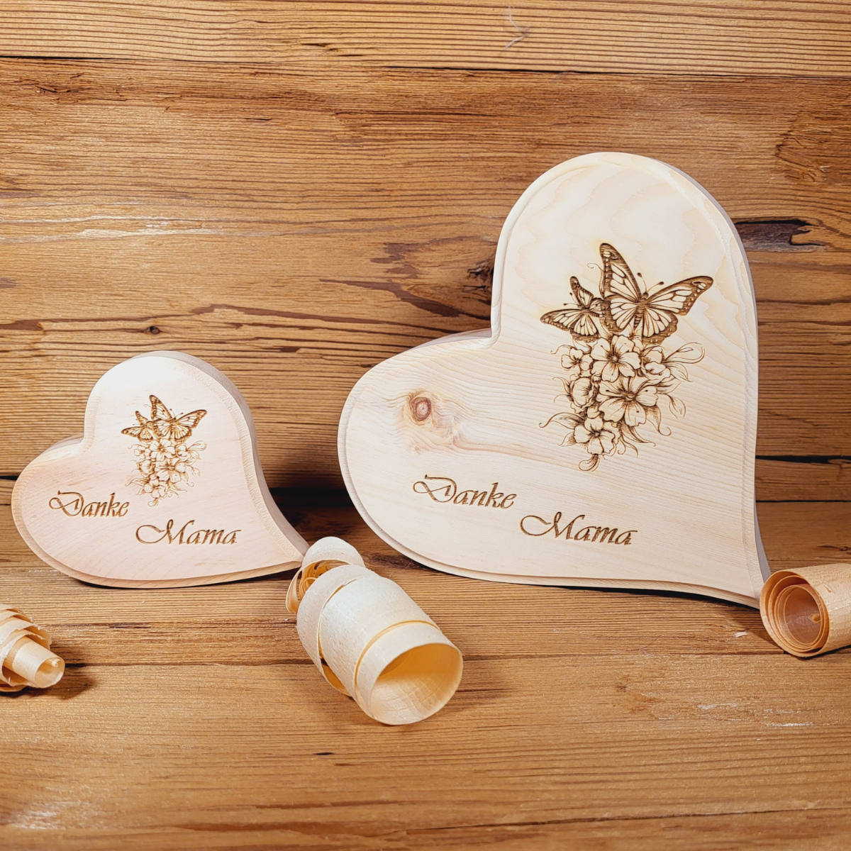 Zirbenherz "Danke Mama"