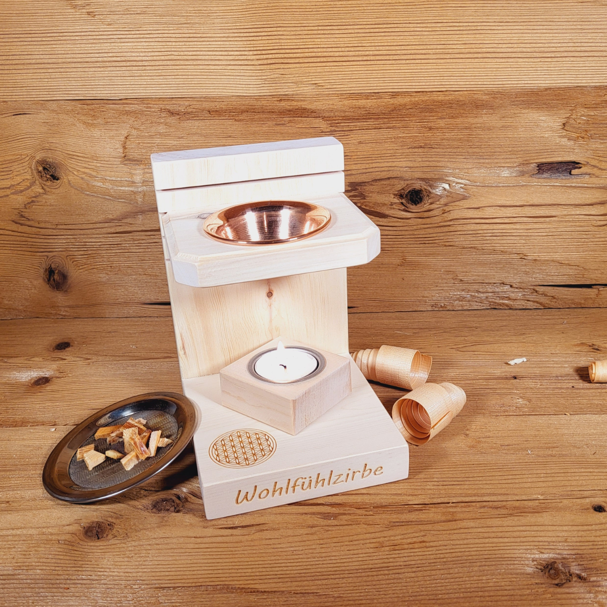 Räucher- und Duftstövchen Kombination