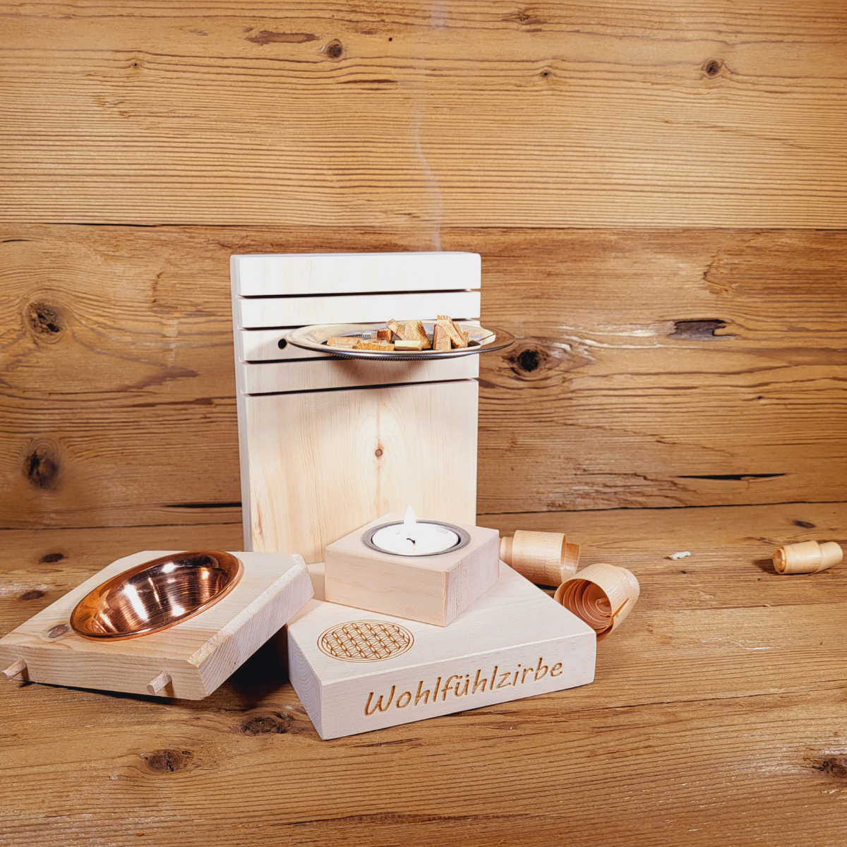 Räucher- und Duftstövchen Kombination