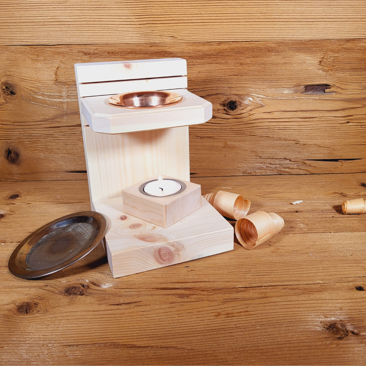 Räucher- und Duftstövchen Kombination