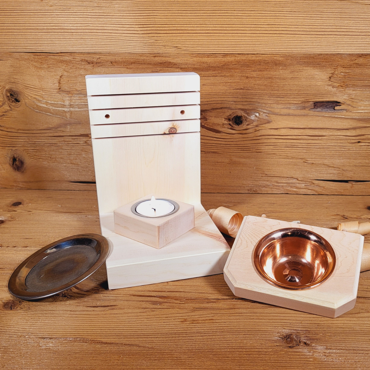 Räucher- und Duftstövchen Kombination