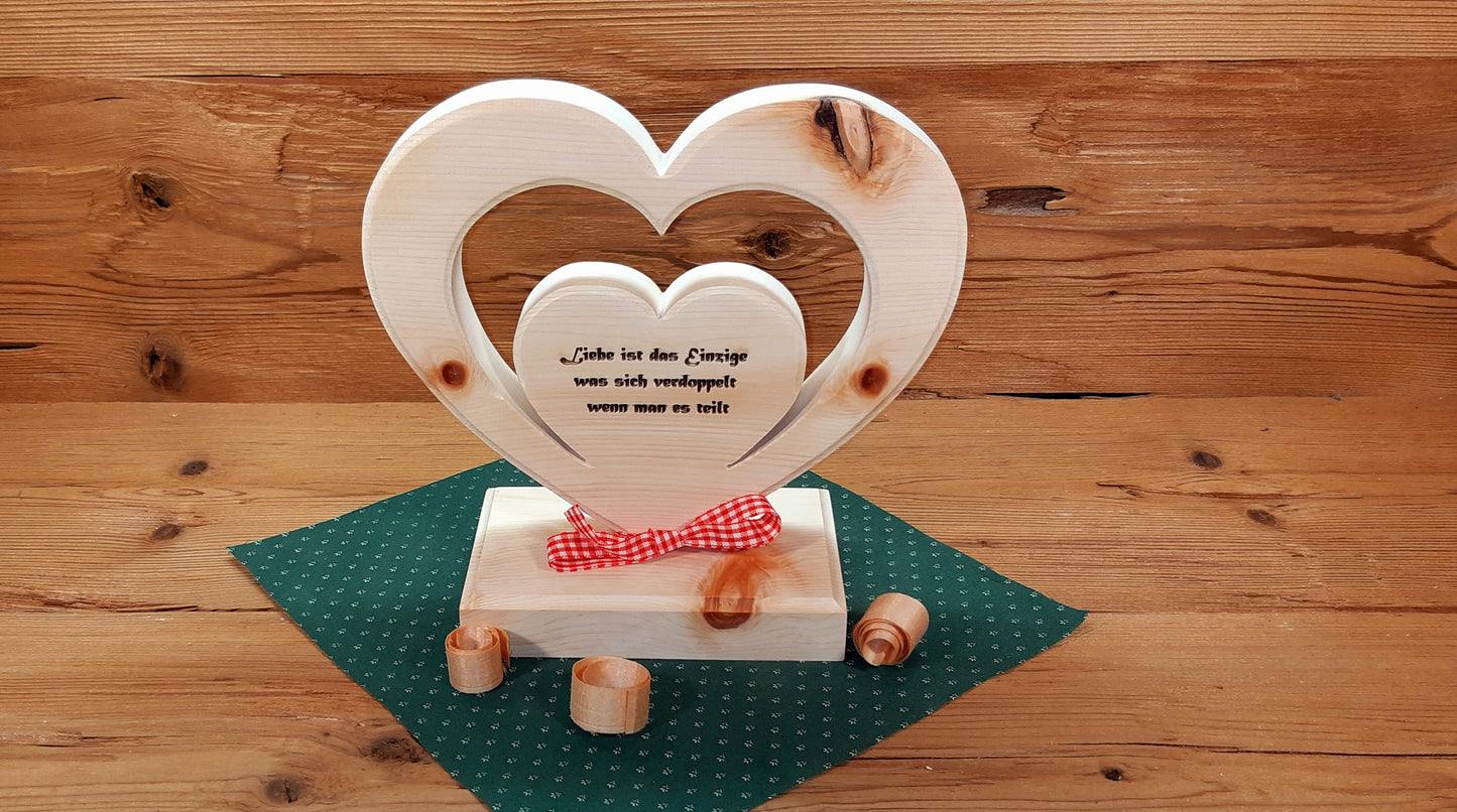 Zirben Doppelherz "Tirol"