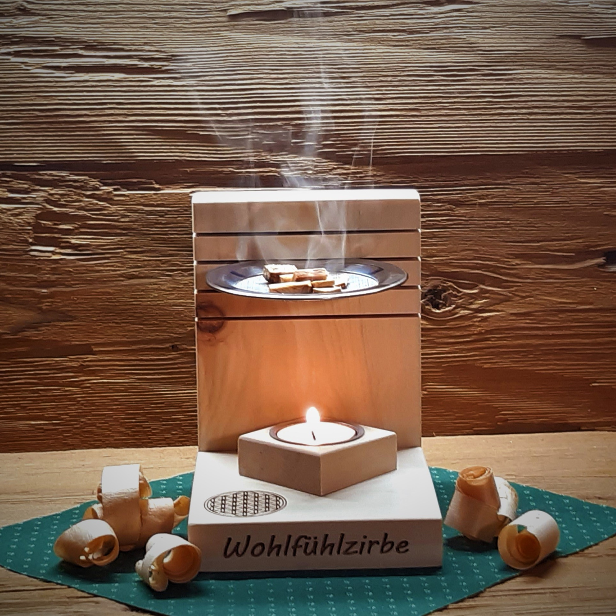 Zirben-Räucherstövchen