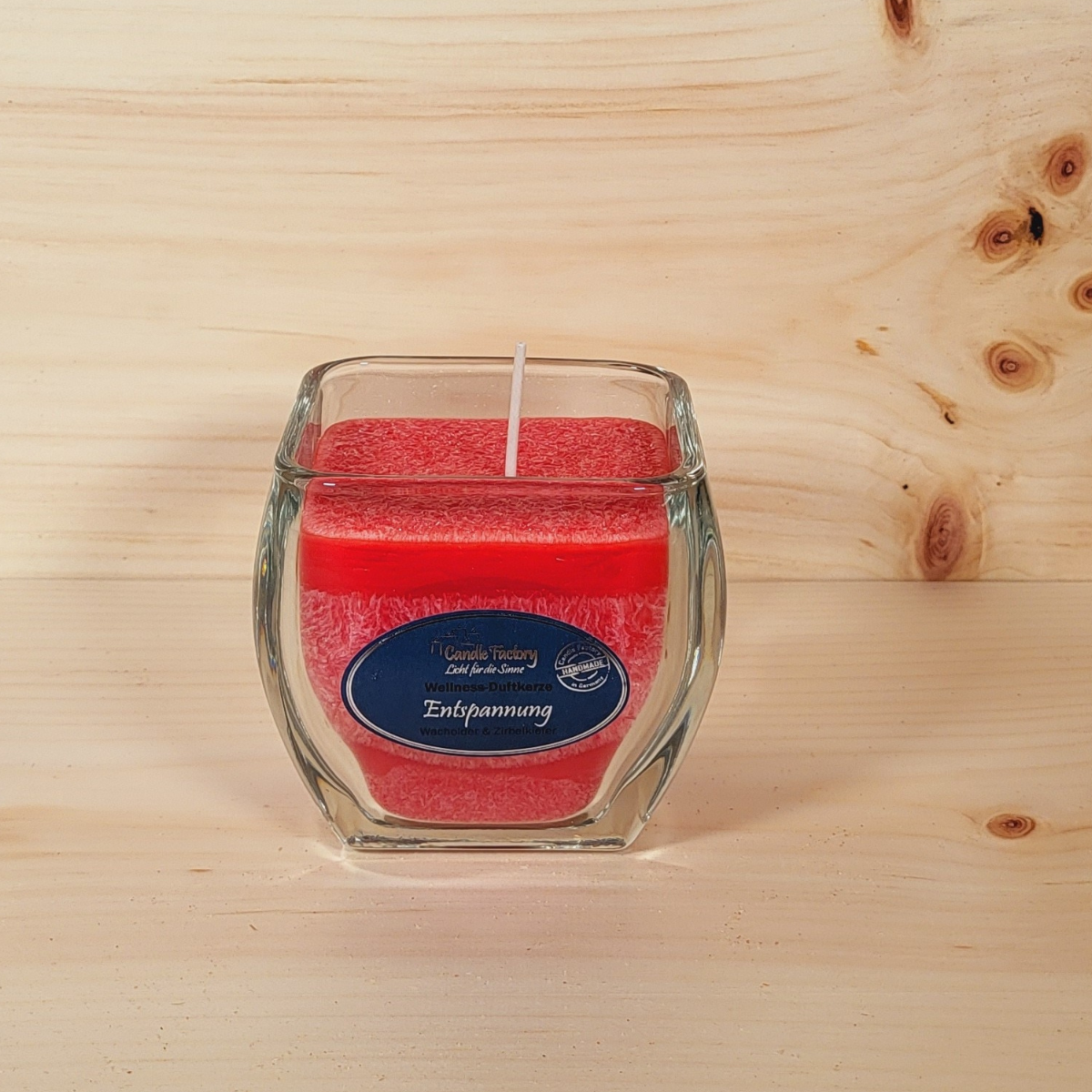 Zirben Wellnesskerze