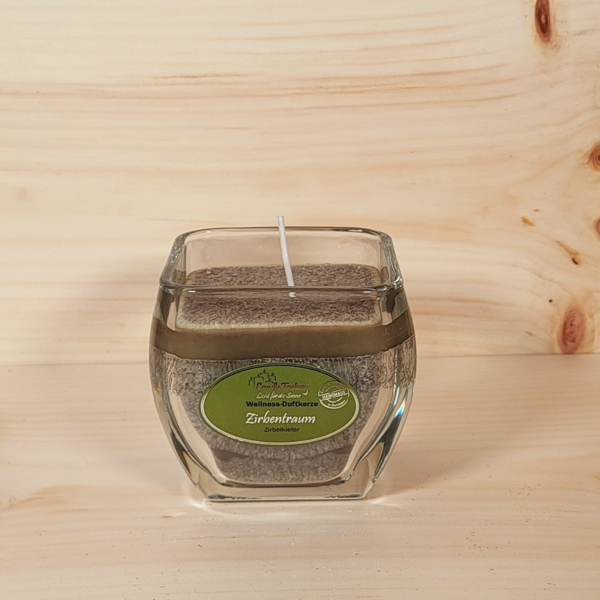Zirben Wellnesskerze