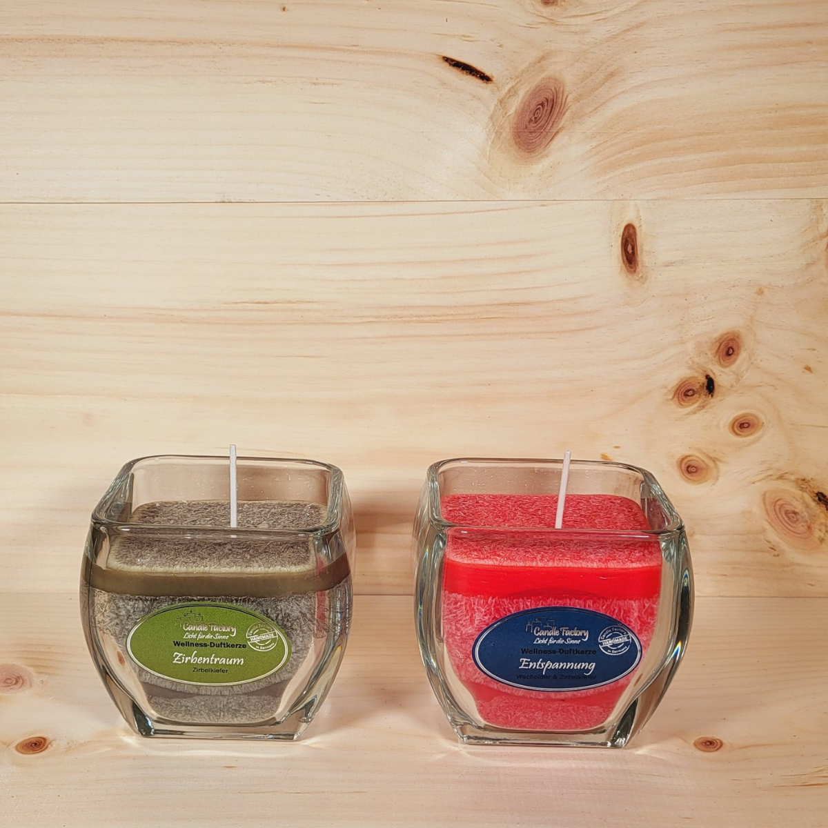 Zirben Wellnesskerze
