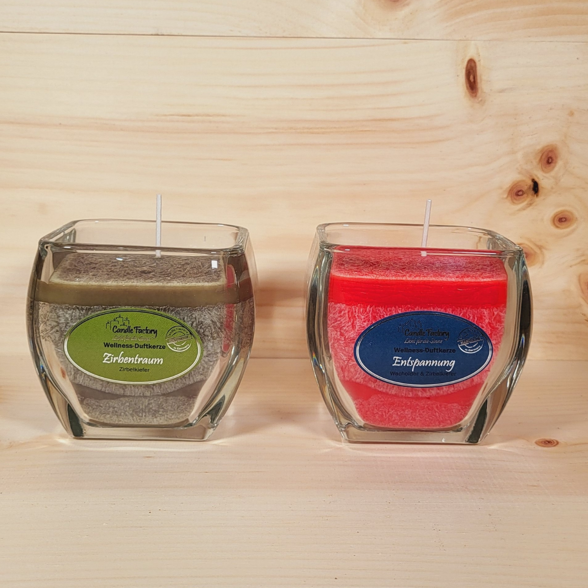 Zirben Wellnesskerze