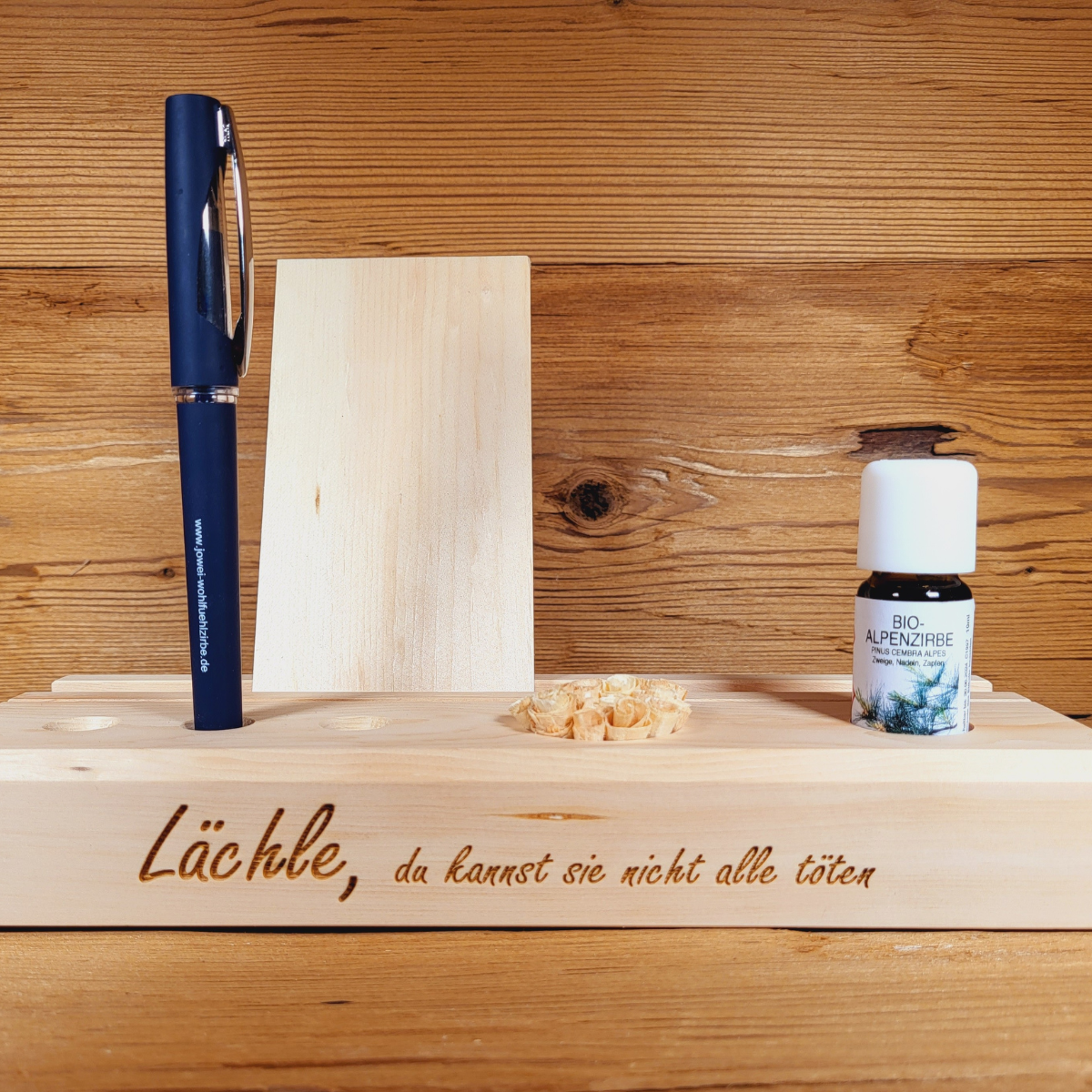 Schreibtisch Zirbe inkl. 10 ml Bio Zirbenöl
