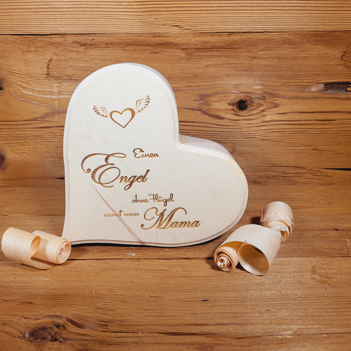 Massives Zirbenherz zum Muttertag