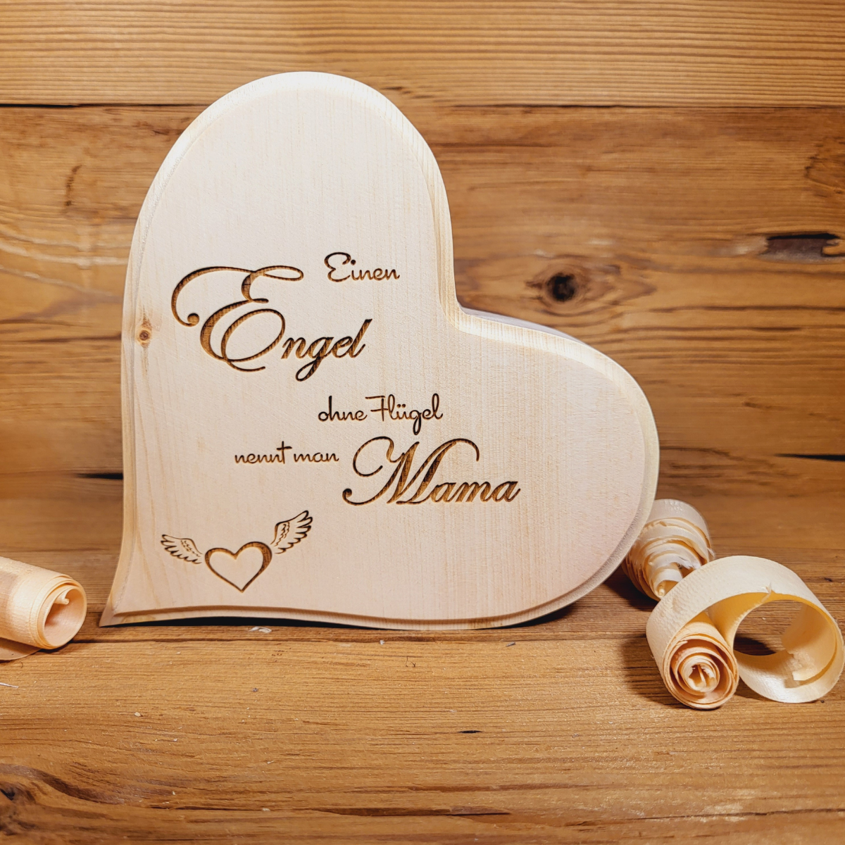 Massives Zirbenherz zum Muttertag