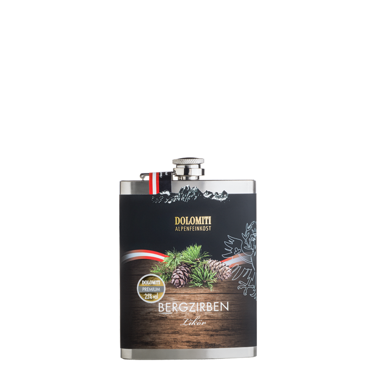 Bergzirben Flachmann 25,0 %