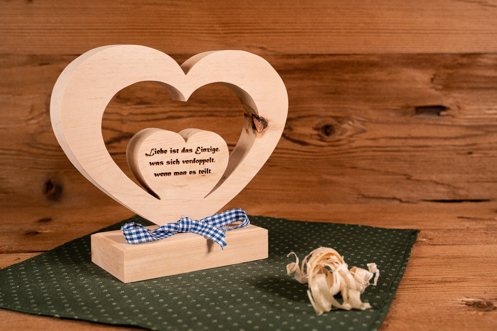 Zirben Doppelherz "Tirol"